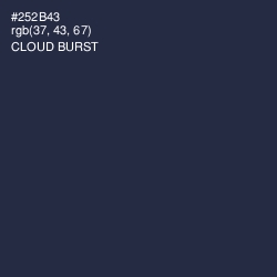 #252B43 - Cloud Burst Color Image