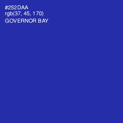 #252DAA - Governor Bay Color Image