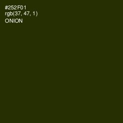 #252F01 - Onion Color Image