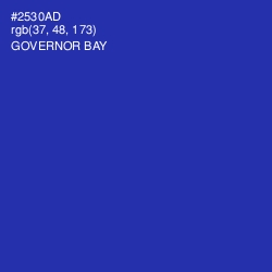 #2530AD - Governor Bay Color Image