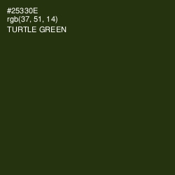 #25330E - Turtle Green Color Image