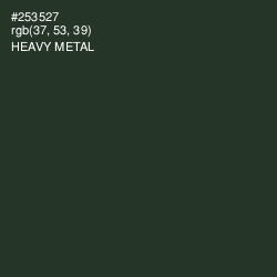 #253527 - Heavy Metal Color Image