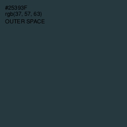 #25393F - Outer Space Color Image