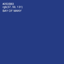 #253B83 - Bay of Many Color Image