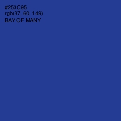 #253C95 - Bay of Many Color Image