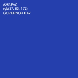 #253FAC - Governor Bay Color Image