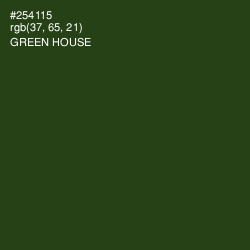 #254115 - Green House Color Image