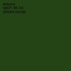 #254416 - Green House Color Image