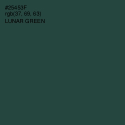 #25453F - Lunar Green Color Image