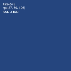 #25457E - San Juan Color Image