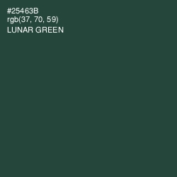 #25463B - Lunar Green Color Image