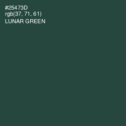 #25473D - Lunar Green Color Image