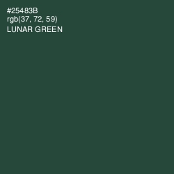 #25483B - Lunar Green Color Image