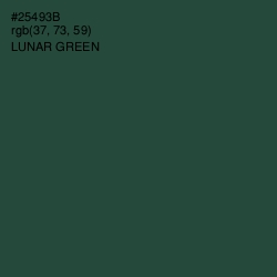 #25493B - Lunar Green Color Image