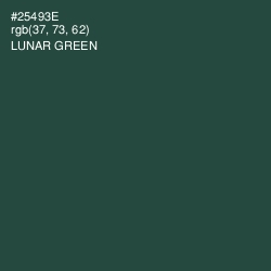 #25493E - Lunar Green Color Image