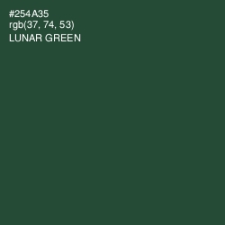 #254A35 - Lunar Green Color Image