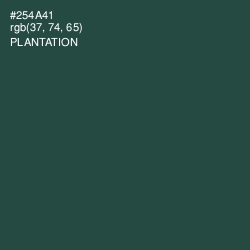 #254A41 - Plantation Color Image