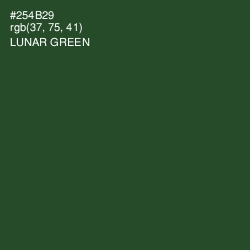 #254B29 - Lunar Green Color Image