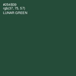 #254B39 - Lunar Green Color Image