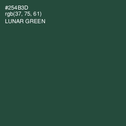 #254B3D - Lunar Green Color Image