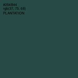 #254B44 - Plantation Color Image