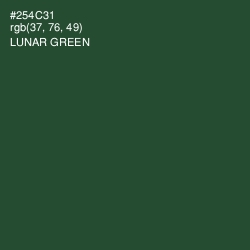 #254C31 - Lunar Green Color Image