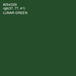 #254D29 - Lunar Green Color Image