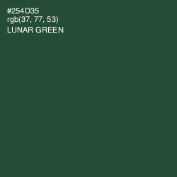 #254D35 - Lunar Green Color Image