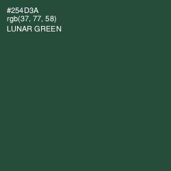 #254D3A - Lunar Green Color Image