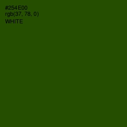 #254E00 - Green House Color Image