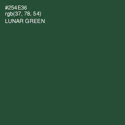 #254E36 - Lunar Green Color Image
