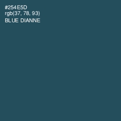 #254E5D - Blue Dianne Color Image