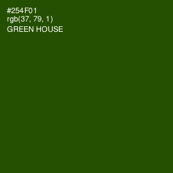 #254F01 - Green House Color Image