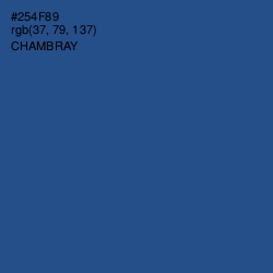 #254F89 - Chambray Color Image