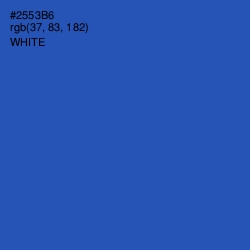 #2553B6 - Cerulean Blue Color Image