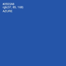 #2555A8 - Azure Color Image