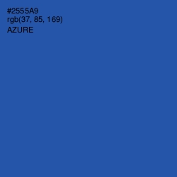 #2555A9 - Azure Color Image