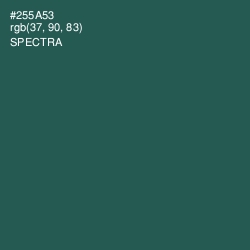 #255A53 - Spectra Color Image