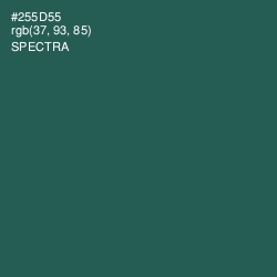 #255D55 - Spectra Color Image