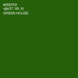 #255F09 - Green House Color Image