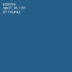 #255F89 - St Tropaz Color Image