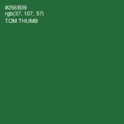 #256B39 - Tom Thumb Color Image