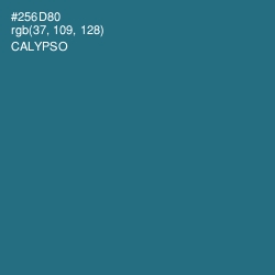 #256D80 - Calypso Color Image