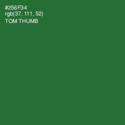 #256F34 - Tom Thumb Color Image