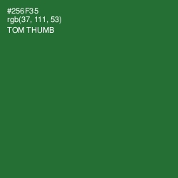 #256F35 - Tom Thumb Color Image