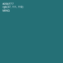 #256F77 - Ming Color Image