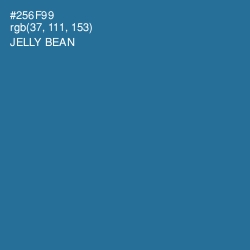 #256F99 - Jelly Bean Color Image