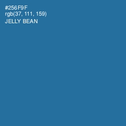 #256F9F - Jelly Bean Color Image