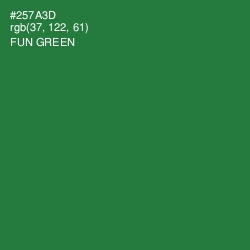 #257A3D - Fun Green Color Image