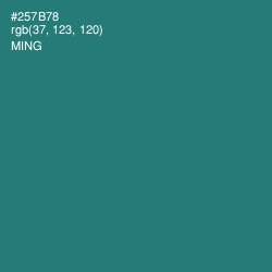 #257B78 - Ming Color Image